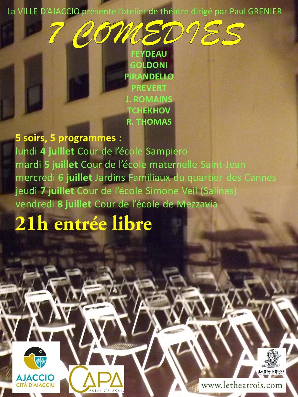 7 comedies vert citron